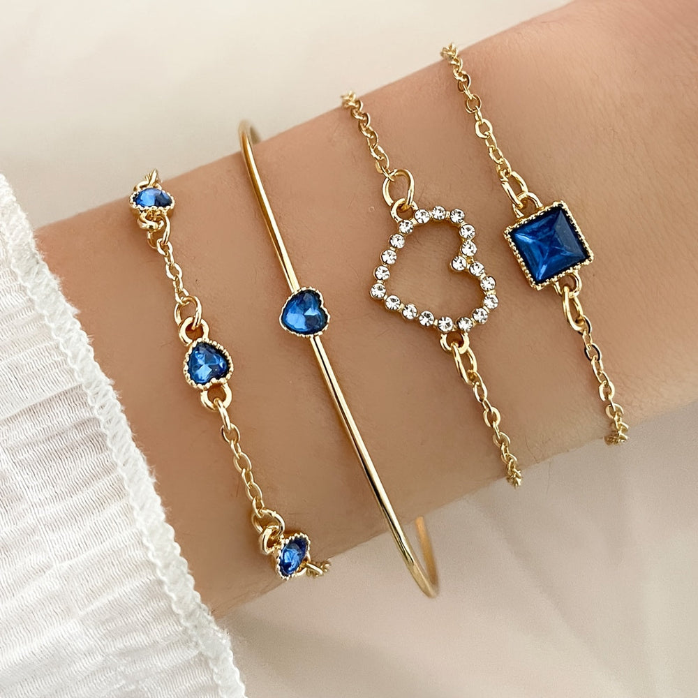Retro Rhinestone Bracelet Set — image 2