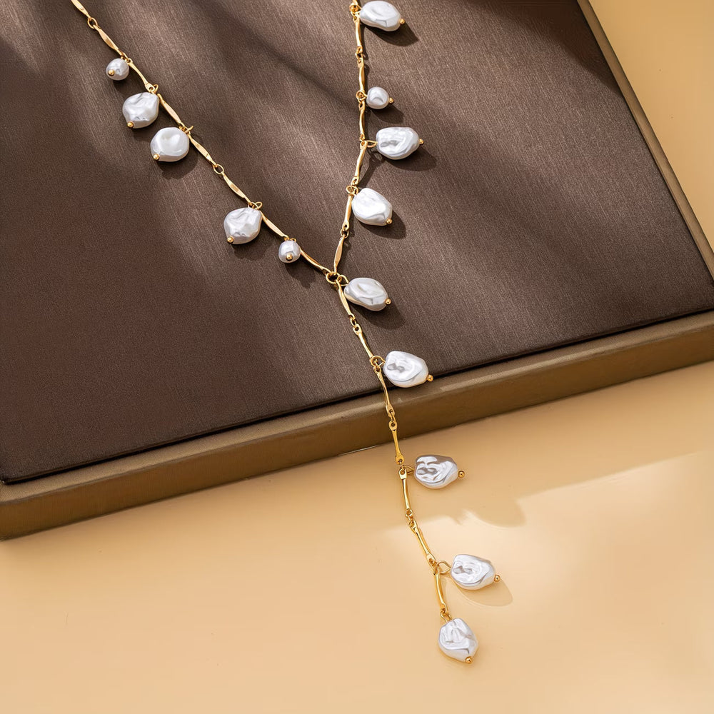 Mystical Pearl Waterfall Necklace — image 2