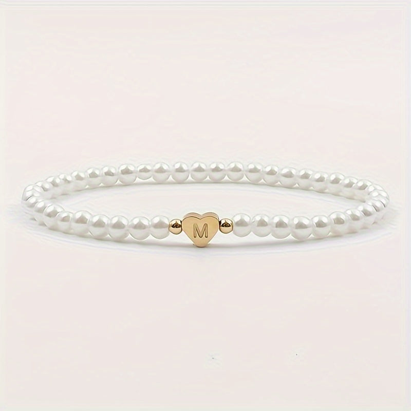 Chic A-Z Heart Initial Bracelet — image 4