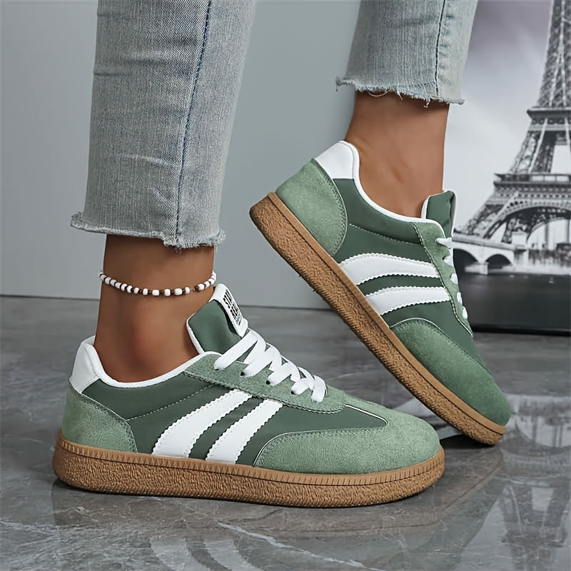 Classic Retro Gum-Sole Sneakers