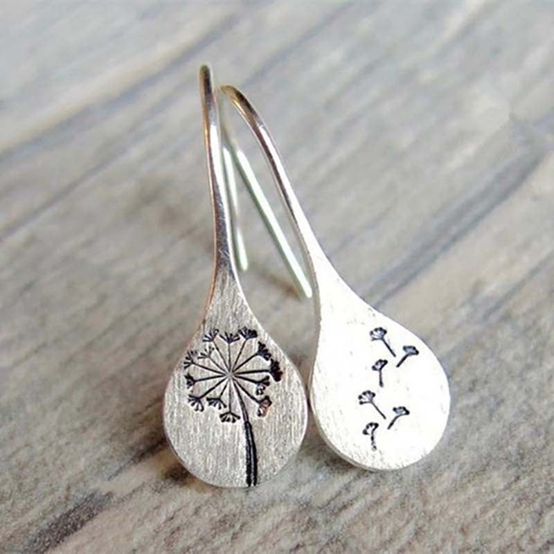 Dandelion Statement Drop Earrings — image 2