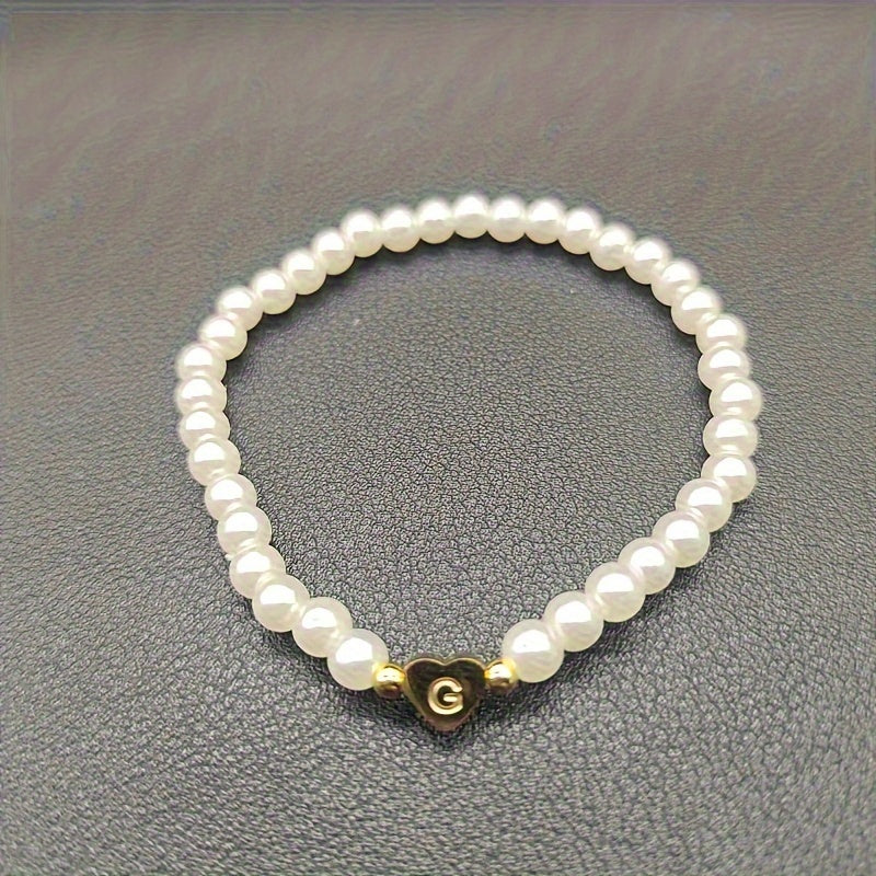 Chic A-Z Heart Initial Bracelet — image 8