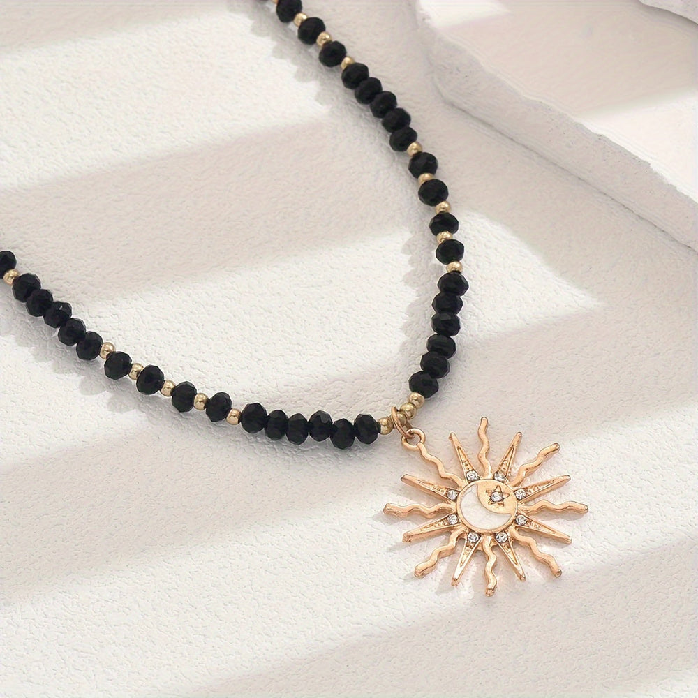 Astral Beaded Boho Choker — image 3
