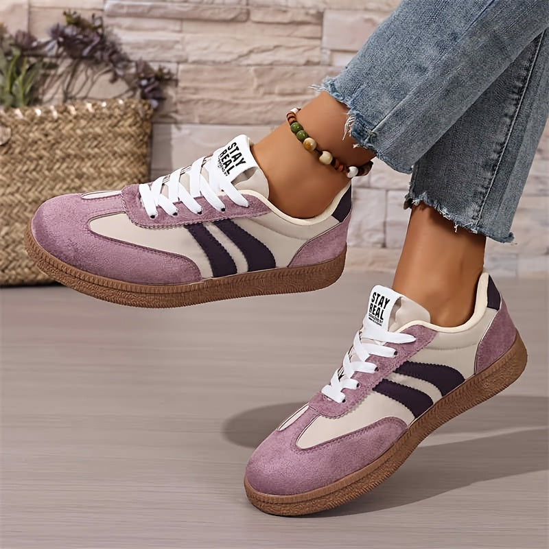 Classic Retro Gum-Sole Sneakers