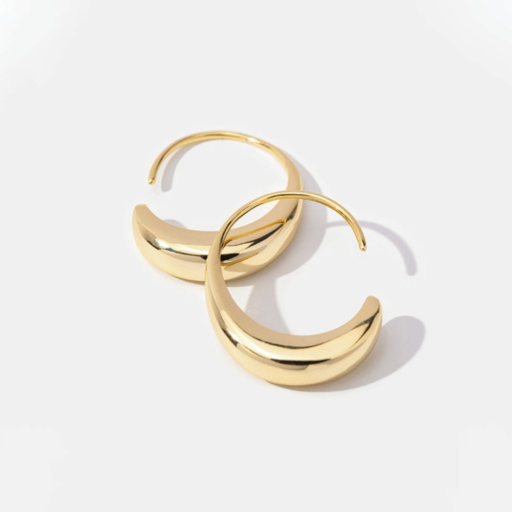 Drop Hoop Earrings — image 4