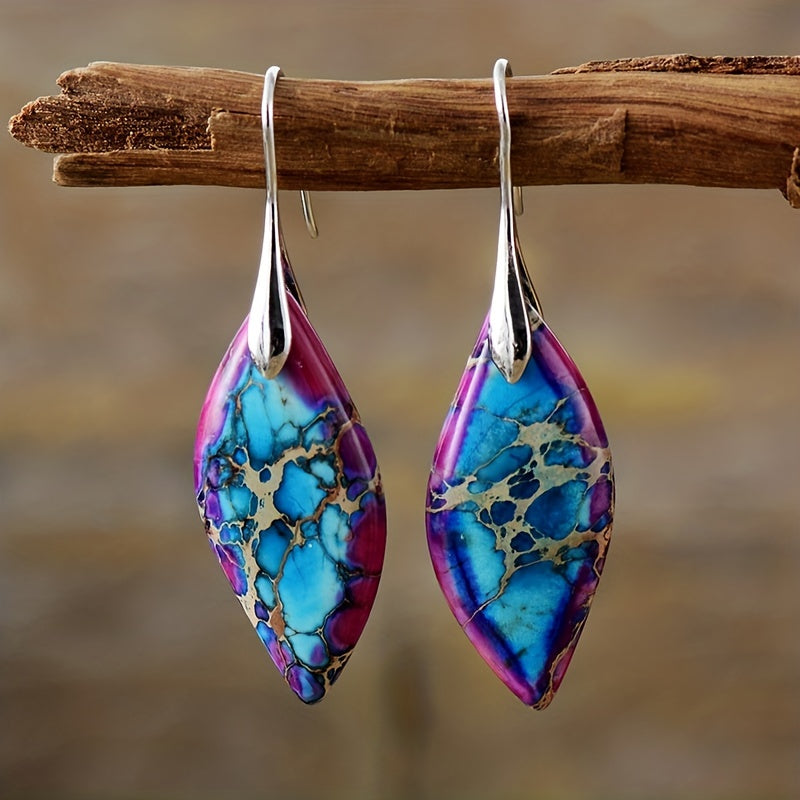 Wildflower Leaf Boho Earrings — image 3