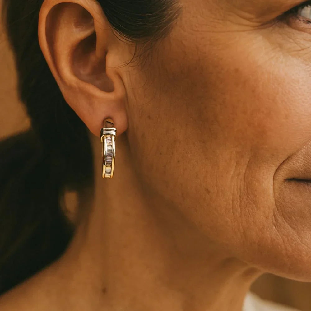 Luxury Gold & Diamond Earrings — image 2