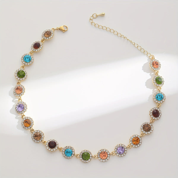 Radiant Colored Stones Necklace — image 1