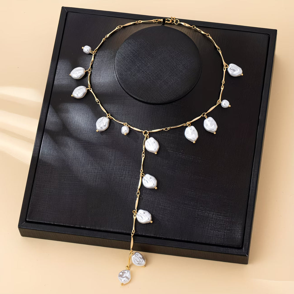 Mystical Pearl Waterfall Necklace — image 3