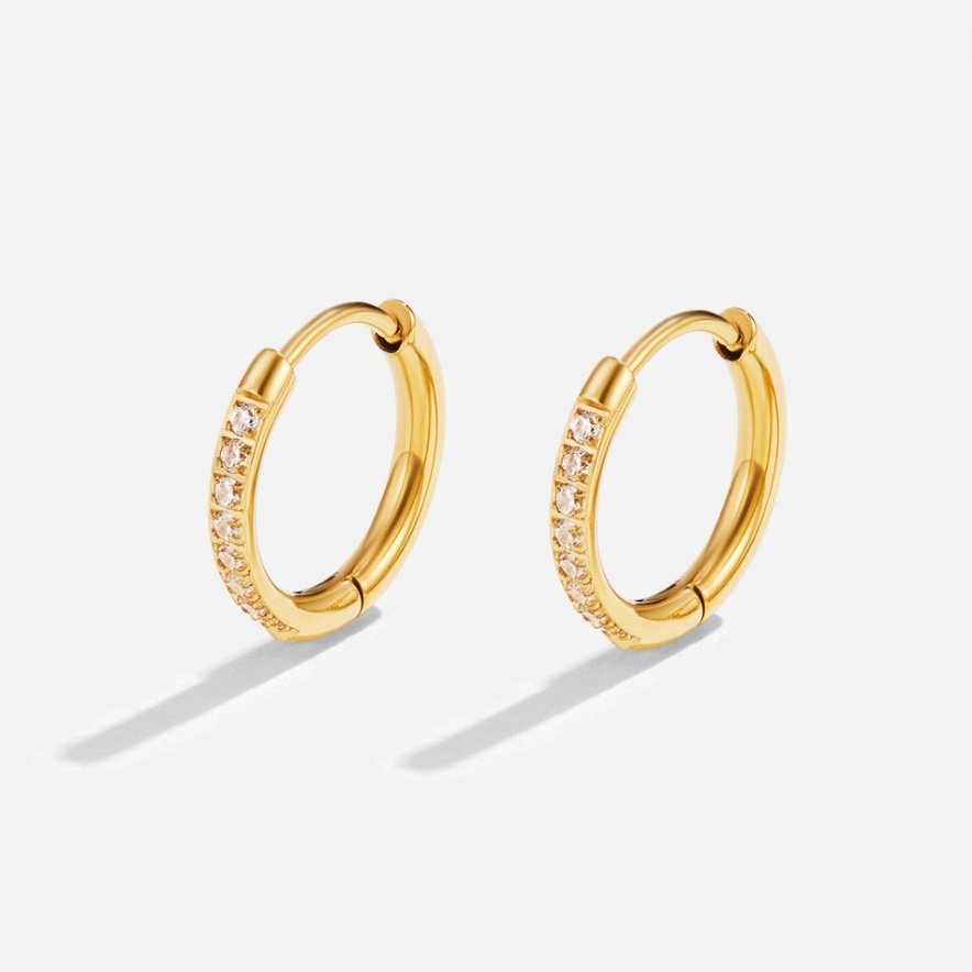 Eternity Hoop Earrings — image 3