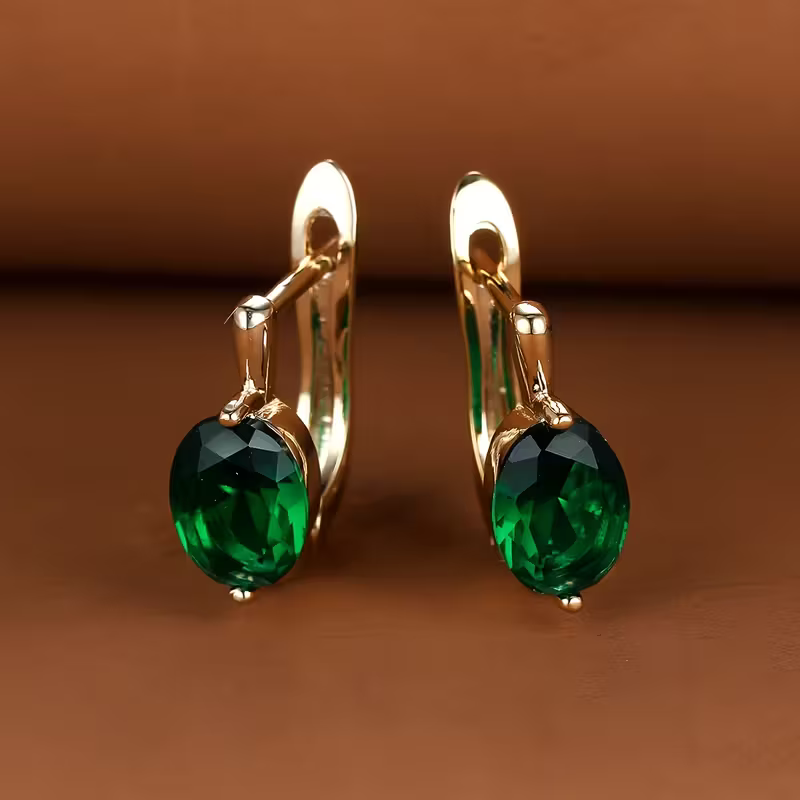 Luxe Oval Glow Earrings — image 1