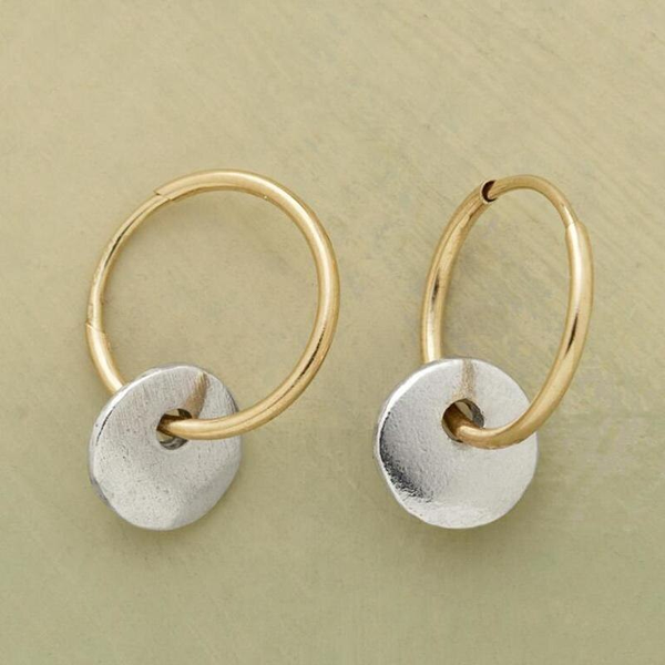 Handmade Sophisticated Hoop Earrings — image 1