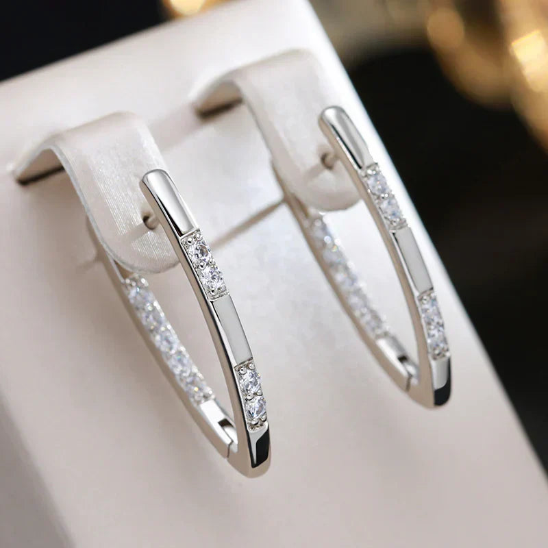 Sylvia Elegant Zirconia Earrings — image 2