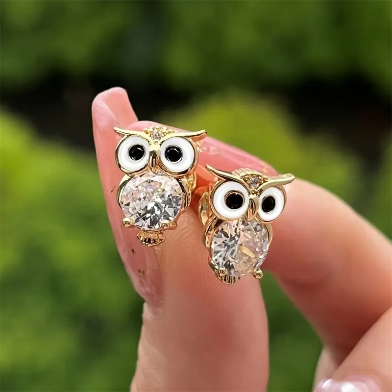 Owl Statement Earrings — image 1