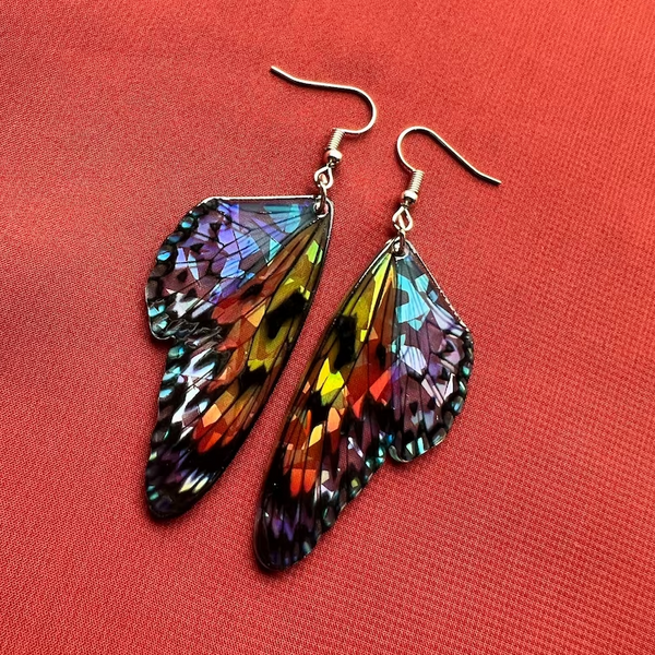 Sculpted Butterfly Statement Earrings — image 1