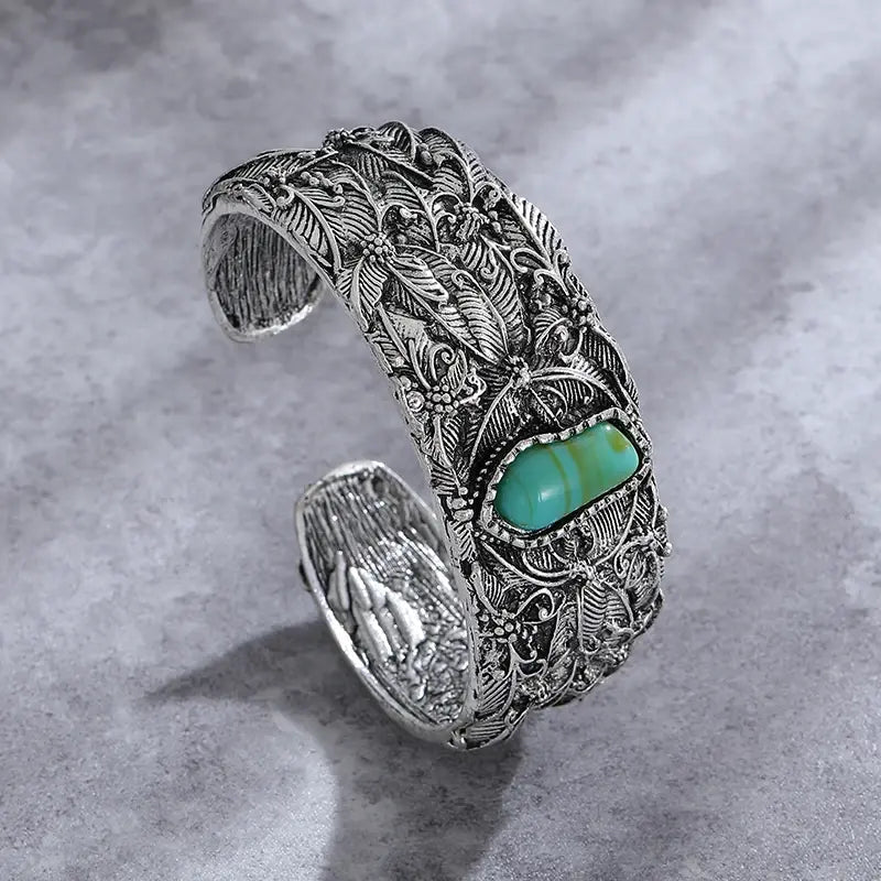 Vintage Turquoise Stone Bracelet — image 1