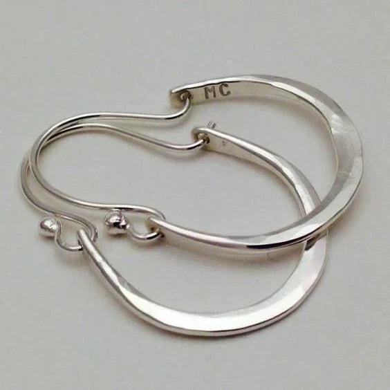 Lunar Halo Hoop Earrings — image 1