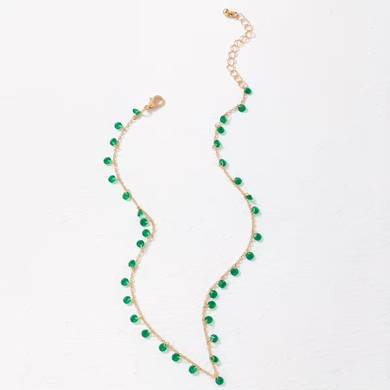 Emerald Droplet Necklace — image 3