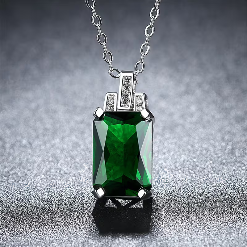 Modern Baguette Necklace — image 3