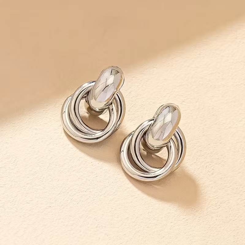 Lavish Gold Hoop Earrings — image 3