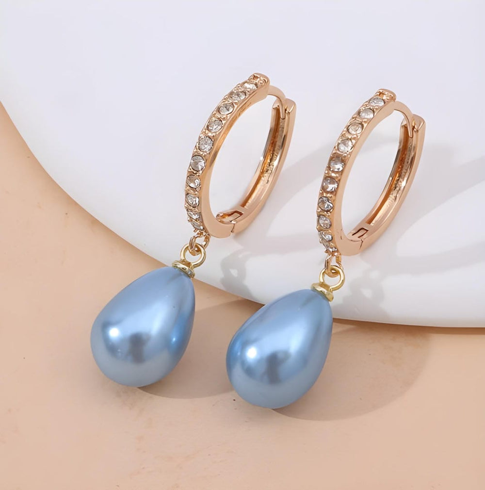 Blue Ocean Dew Earrings — image 1