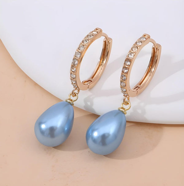 Blue Ocean Dew Earrings — image 1
