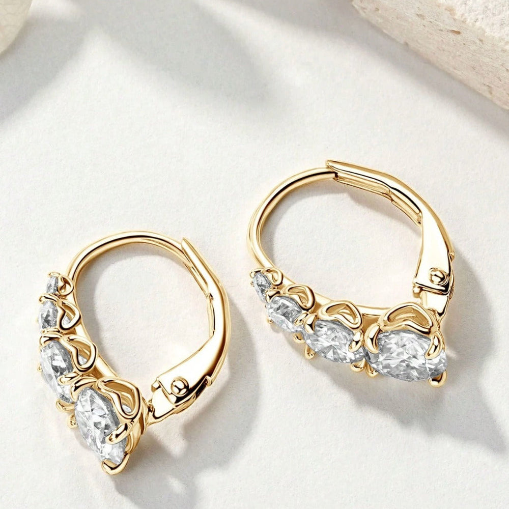 Carol Four Stone Earrings — image 2