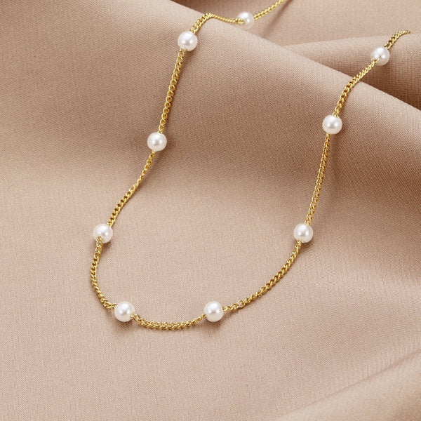 Timeless Pearl Gold Necklace — image 1