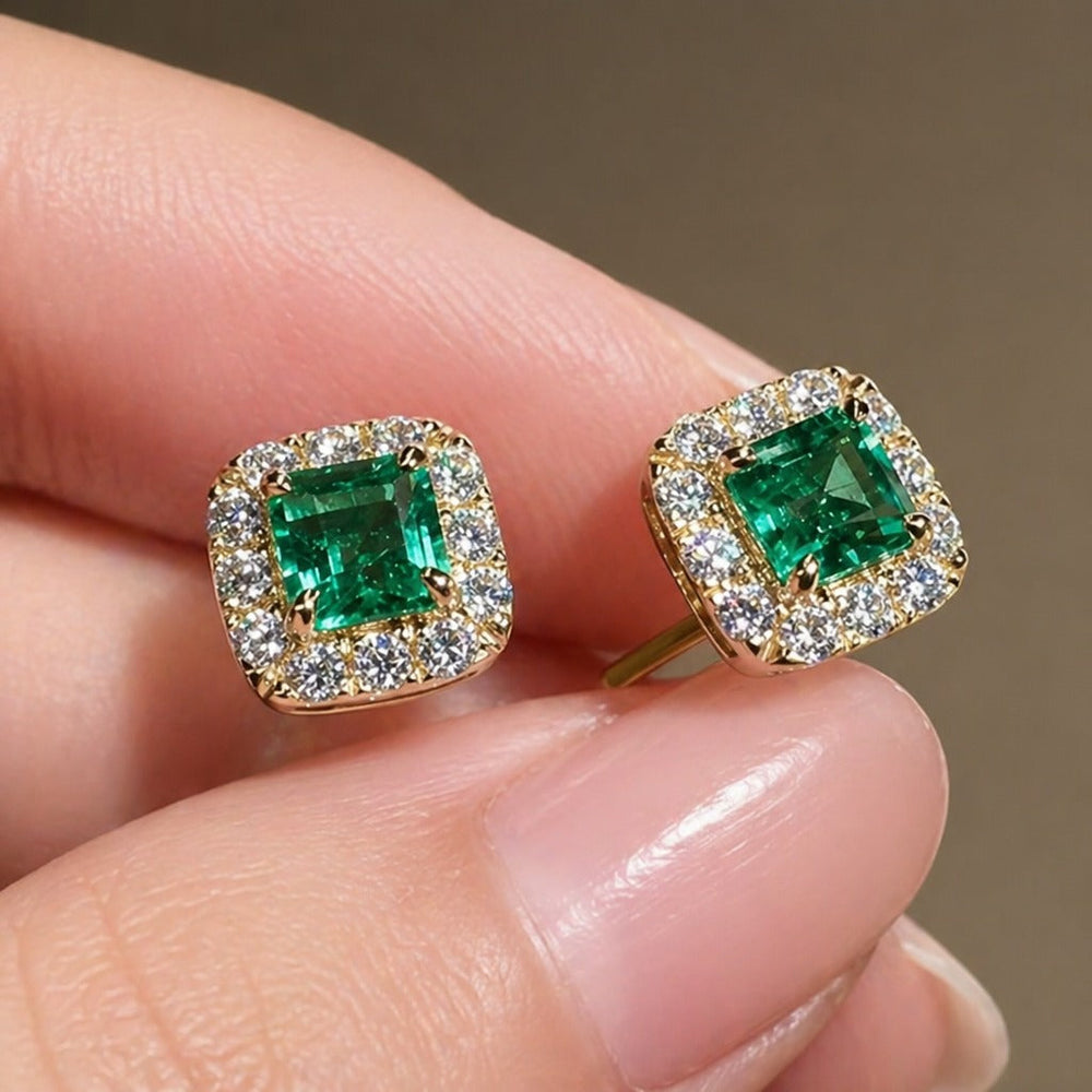 Elegant Regal Square Studs — image 1
