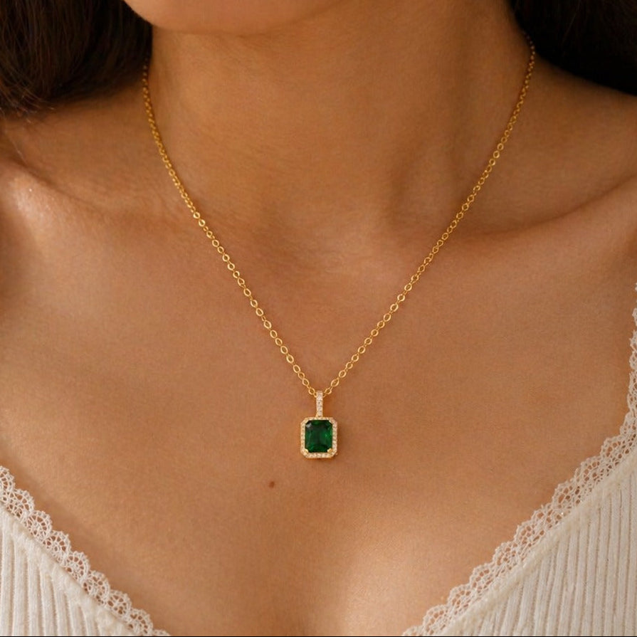 Zarela Fontayne Emerald Necklace — image 1