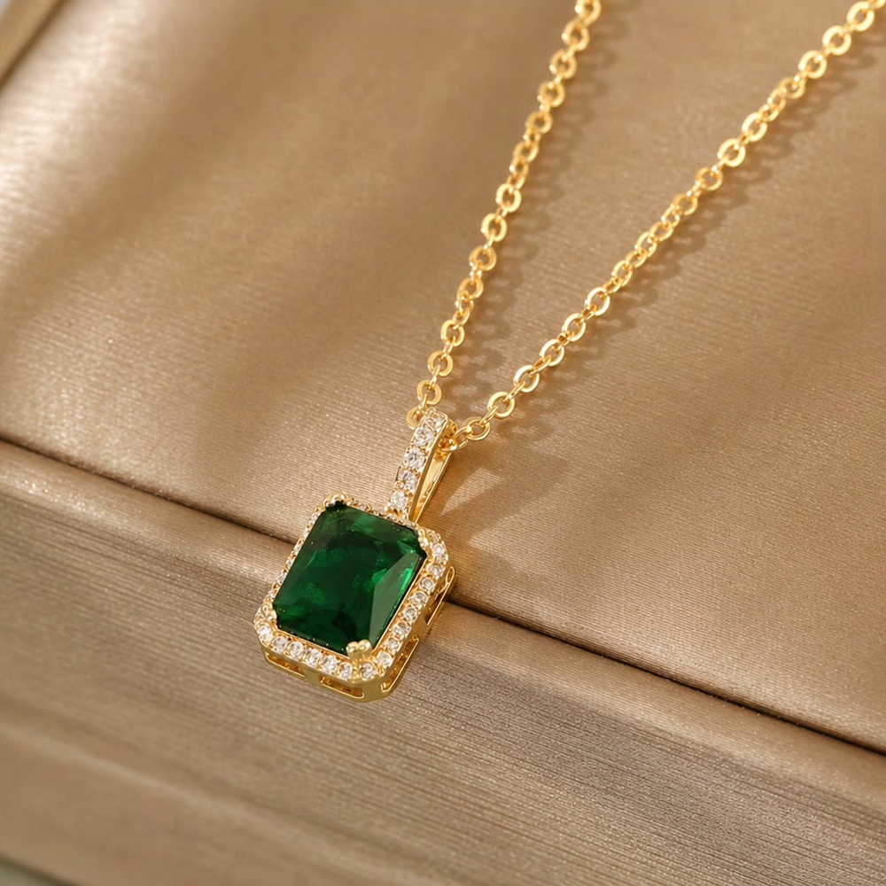 Zarela Fontayne Emerald Necklace — image 3