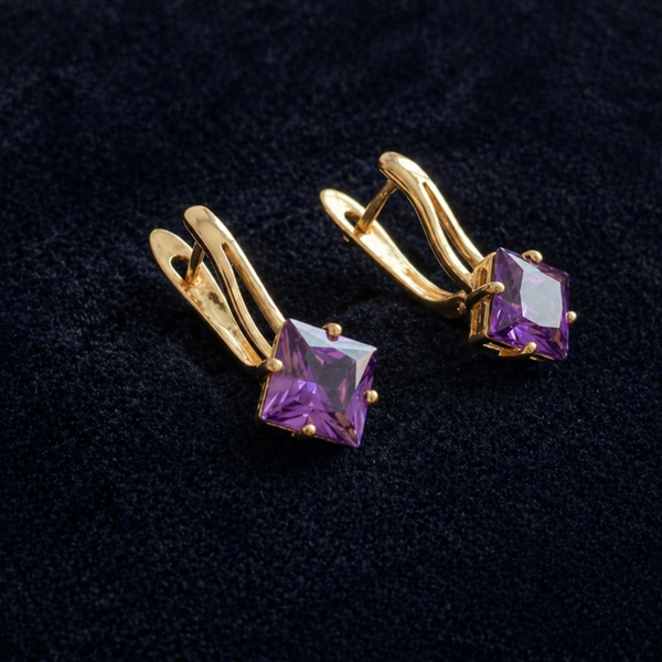 Zephira Crownlight Rose Gold Earrings — image 1