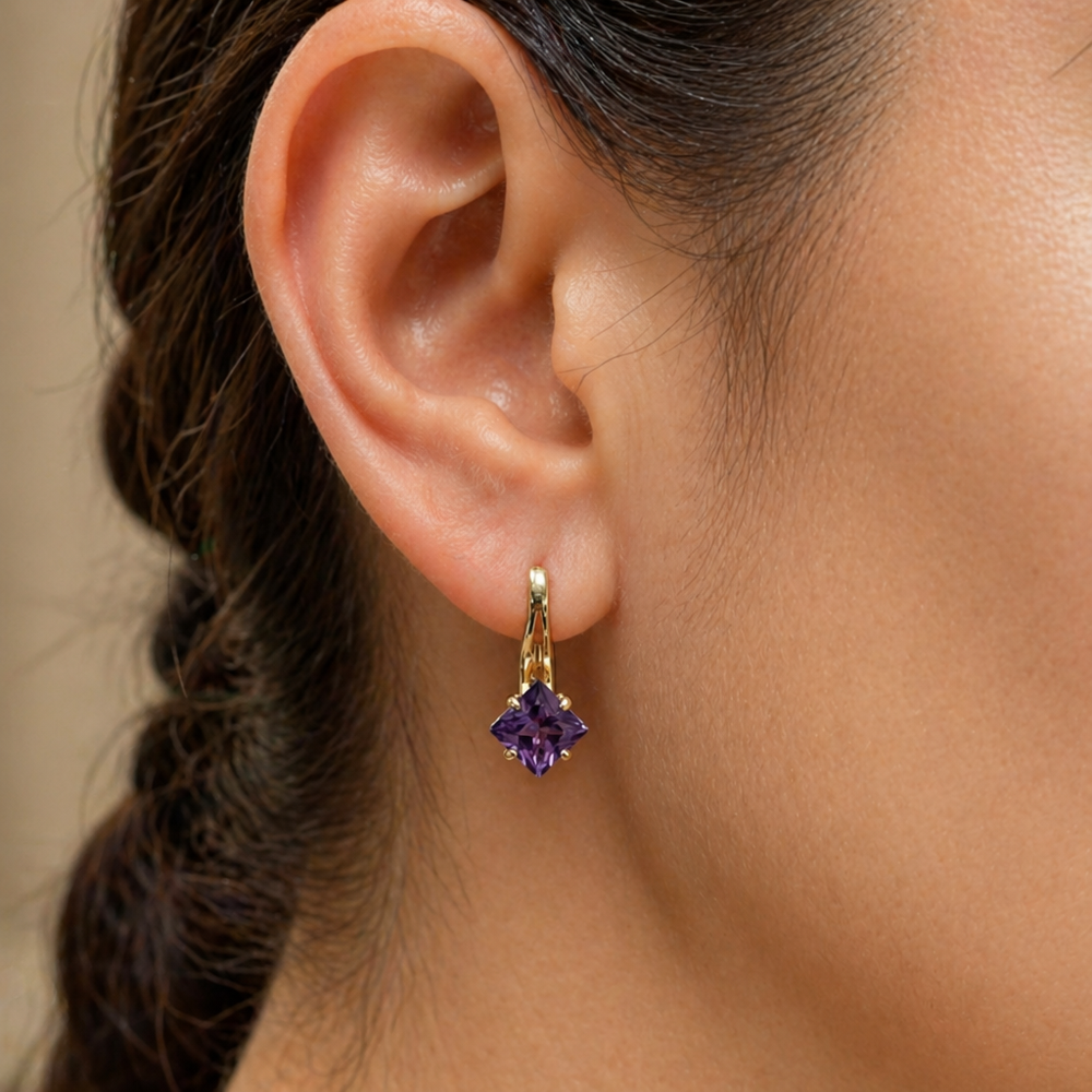 Zephira Crownlight Rose Gold Earrings — image 2