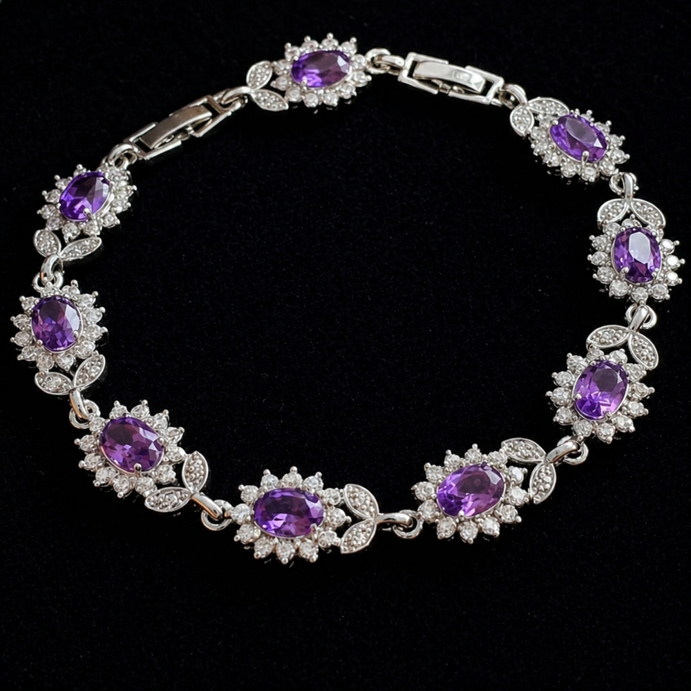 Iridessa Violetthorn White Gold Bracelet — image 1