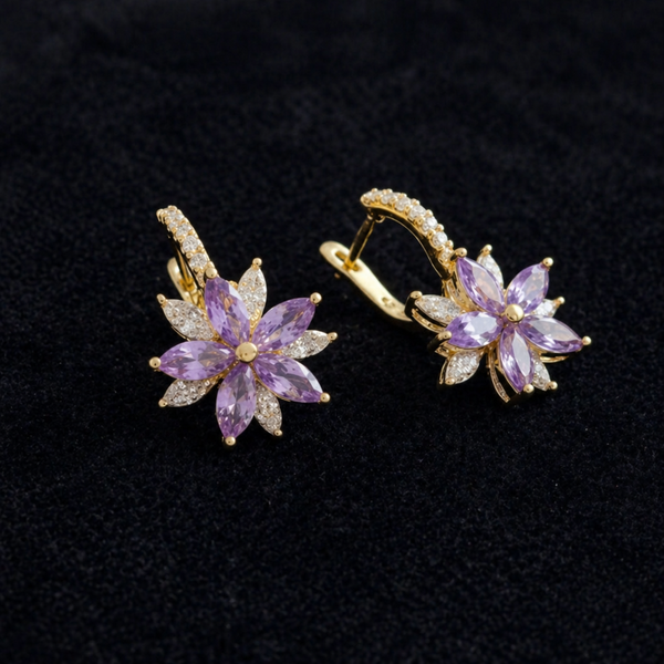 Amethelis Flora Gold Earrings — image 1