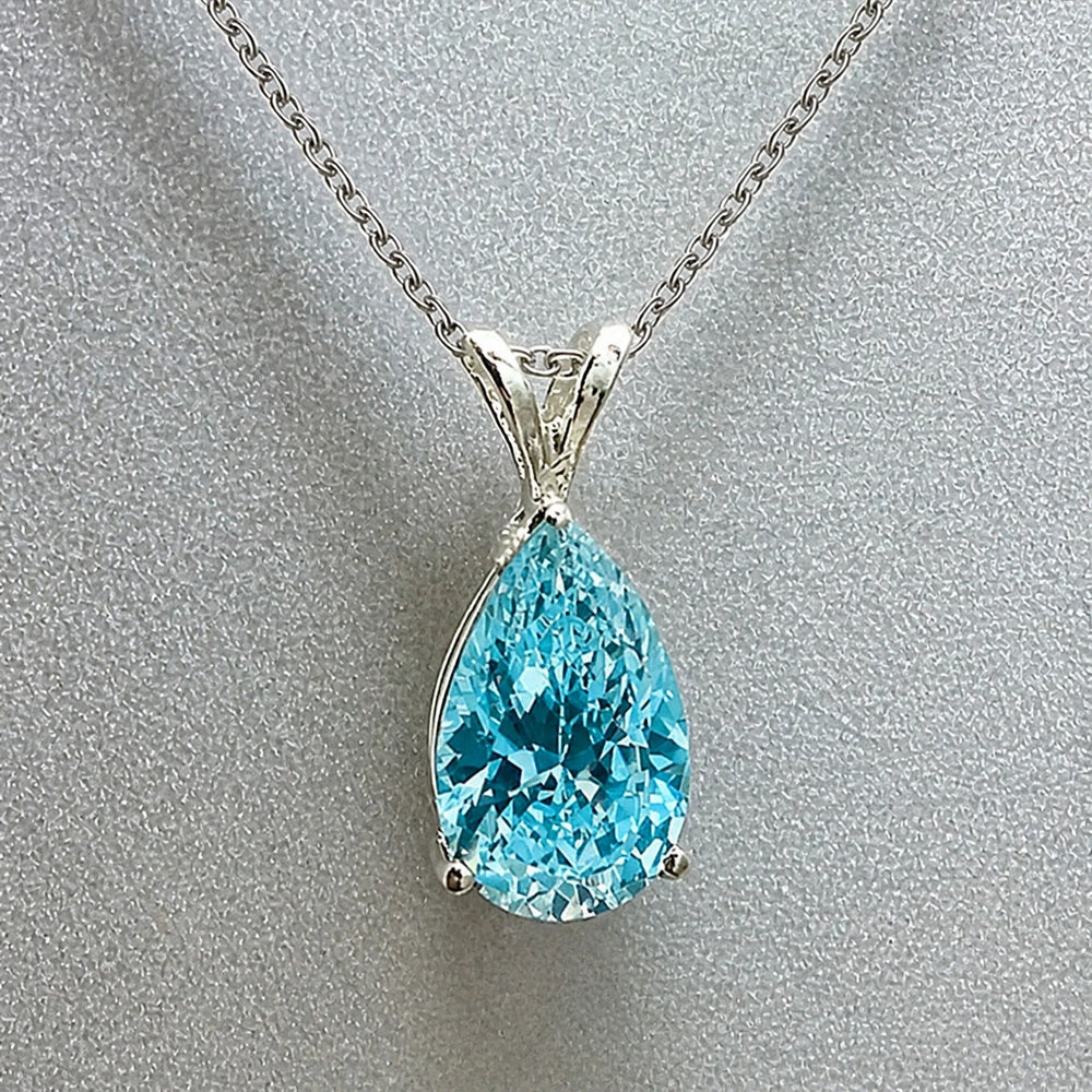 Ocean's Tear White Gold Necklace — image 1