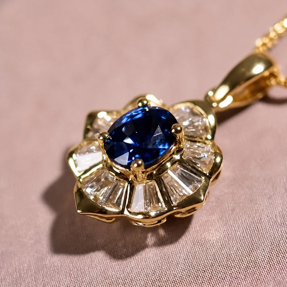 Kavella Noctazure Gold Necklace — image 2