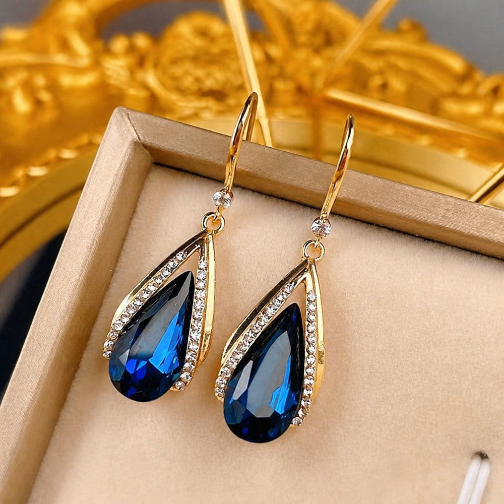 Azura Drop Gold Earrings — image 2