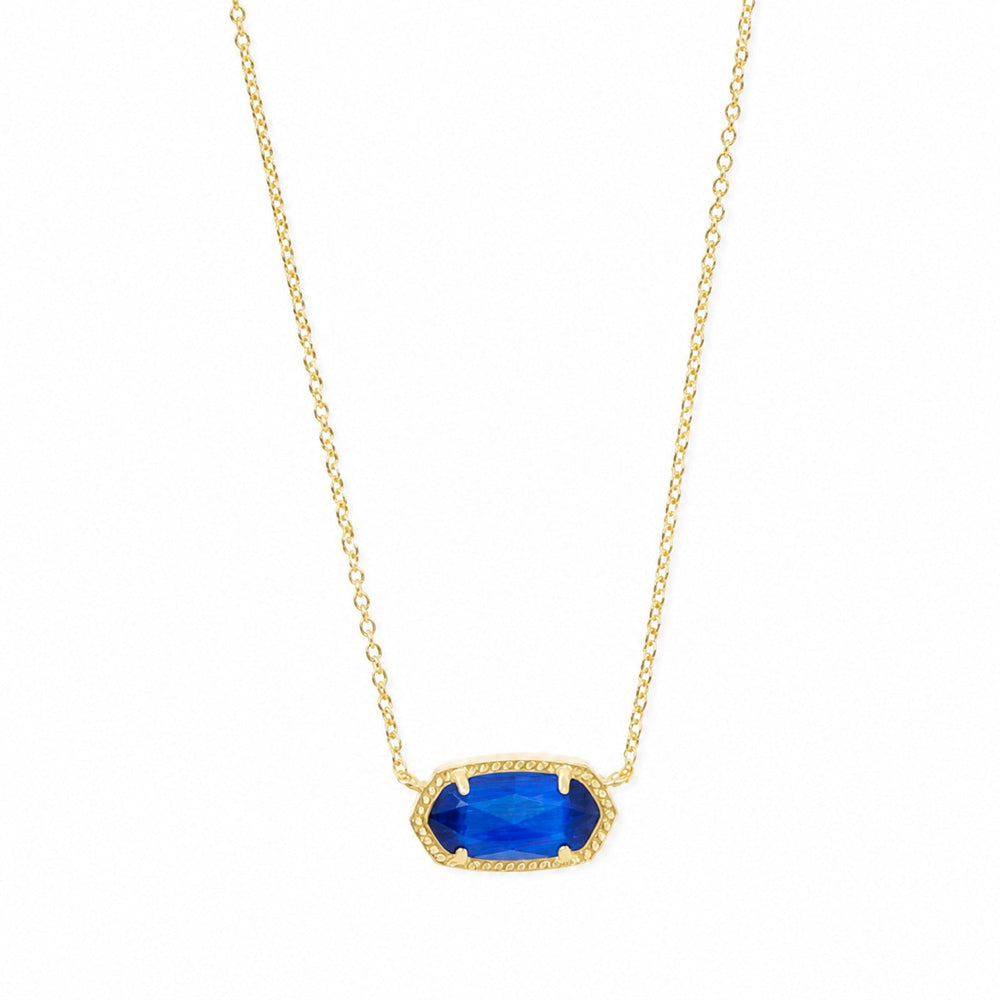 Classic Oval Gold Sapphire Necklace — image 1