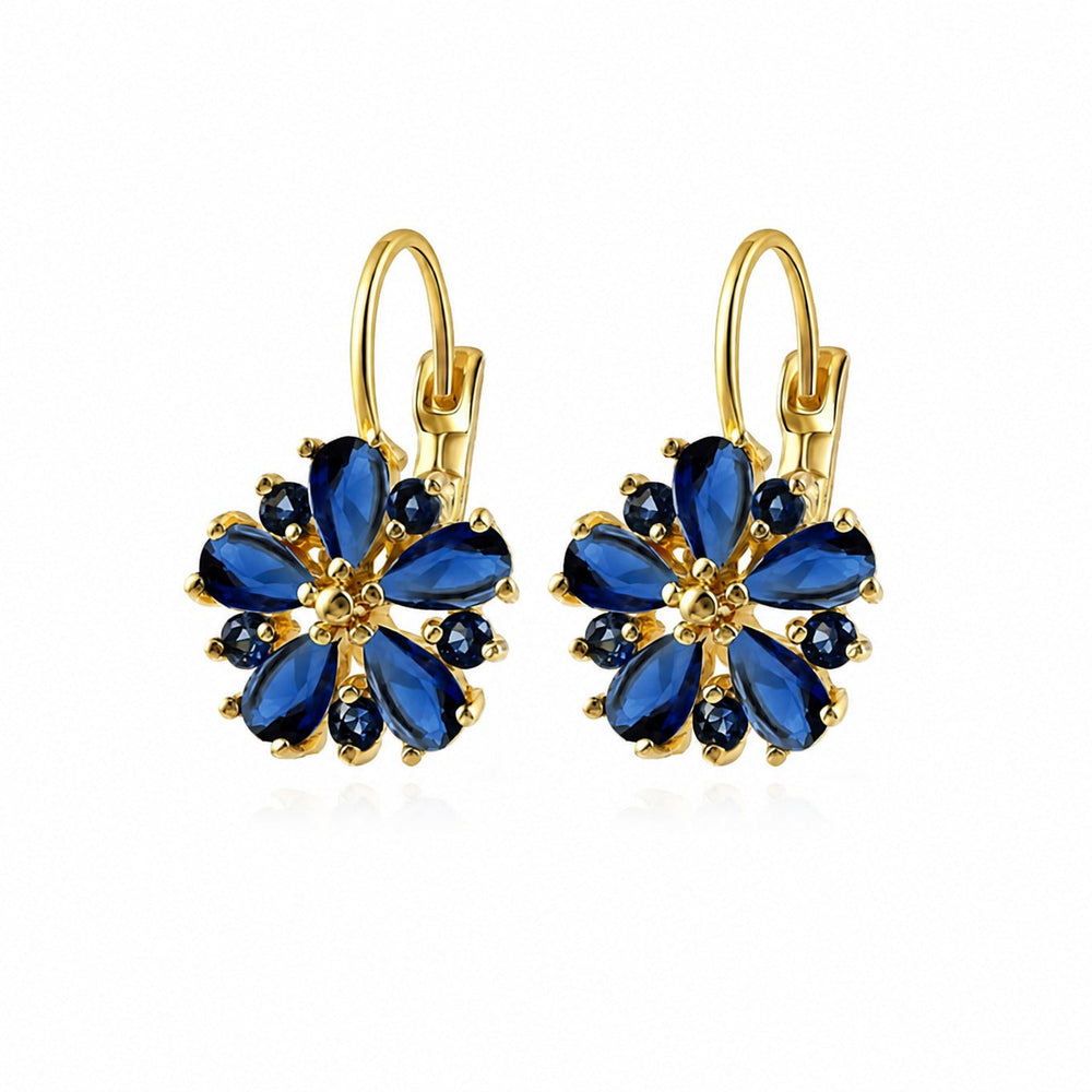 Calina Flower Gold Earrings — image 1