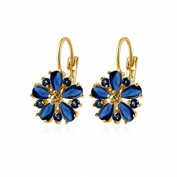Calina Flower Gold Earrings — image 1