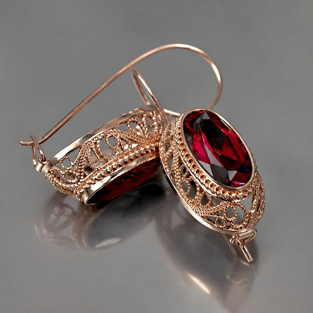 Talessia Rougefort Rose Gold Earrings — image 1