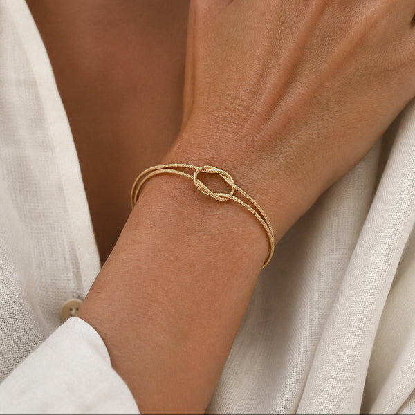 Imperial Serpent Knot Bracelet — image 1