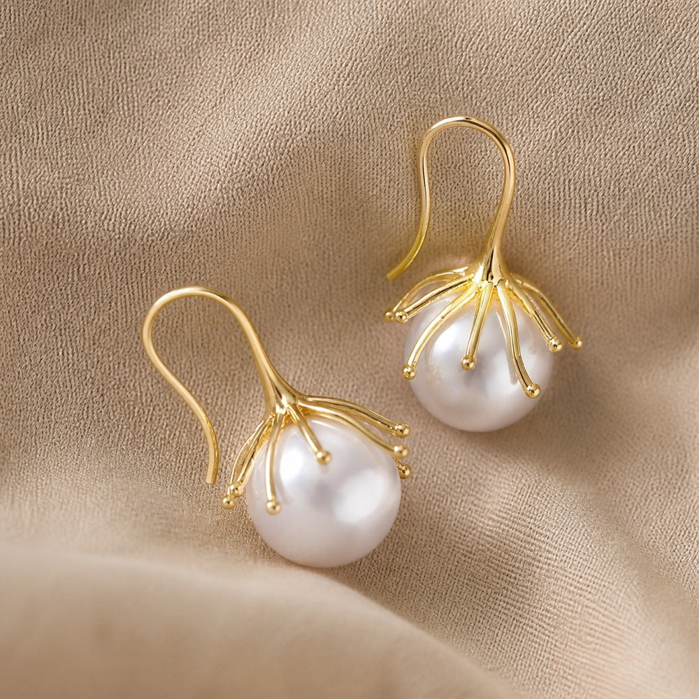 Heritage Gold Drop Earrings — image 2
