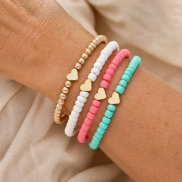 Bohemian Heart Bracelet Set — image 1