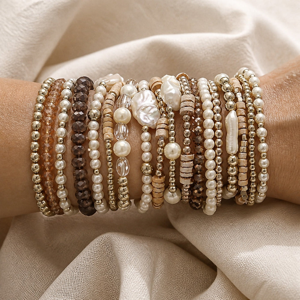 Vintage Boho Bead Bracelet — image 1