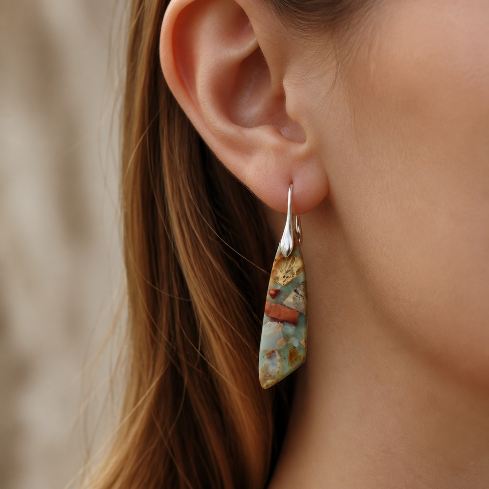 Charm Natural Stone Earrings — image 2