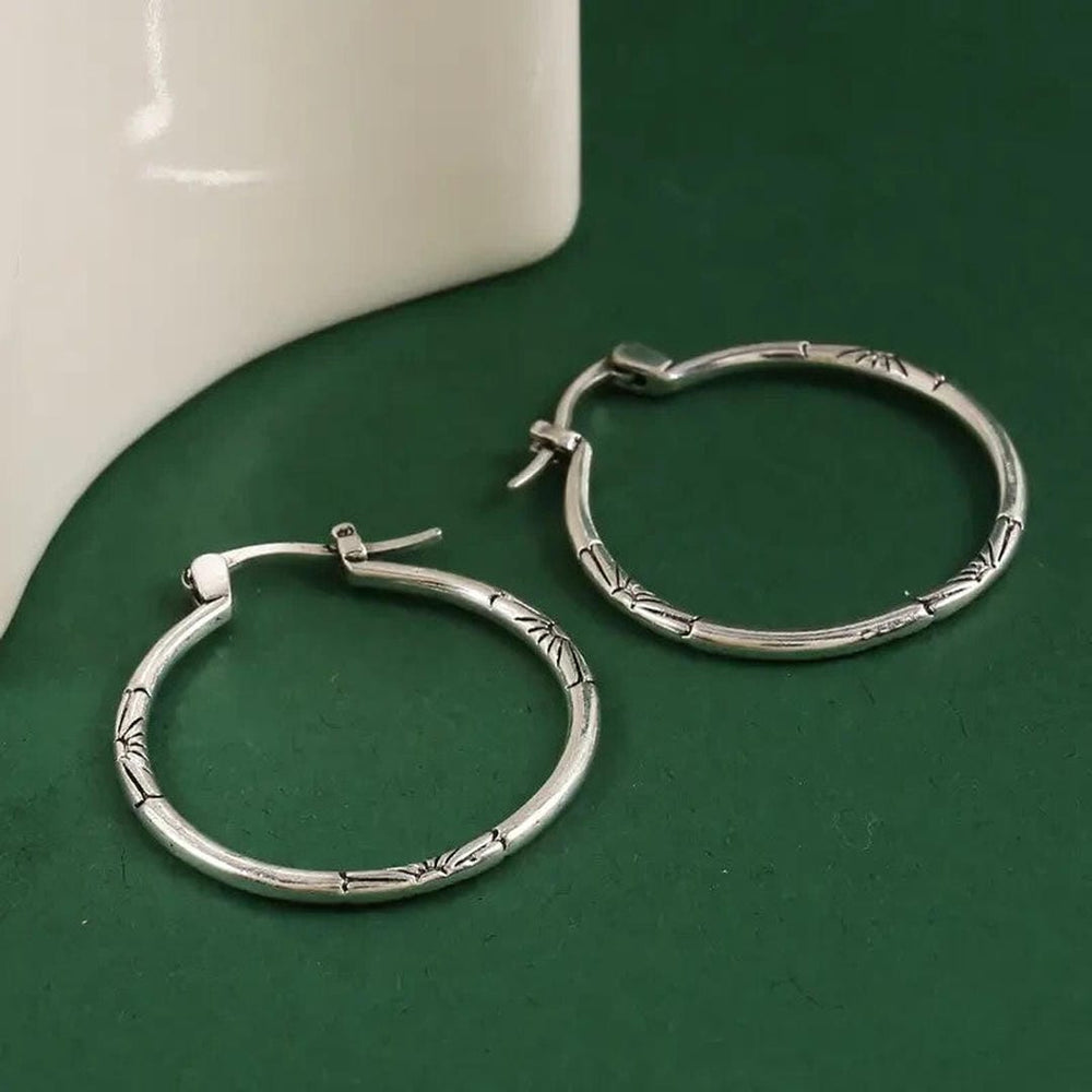 Timeless Silver Hoop Earrings — image 1
