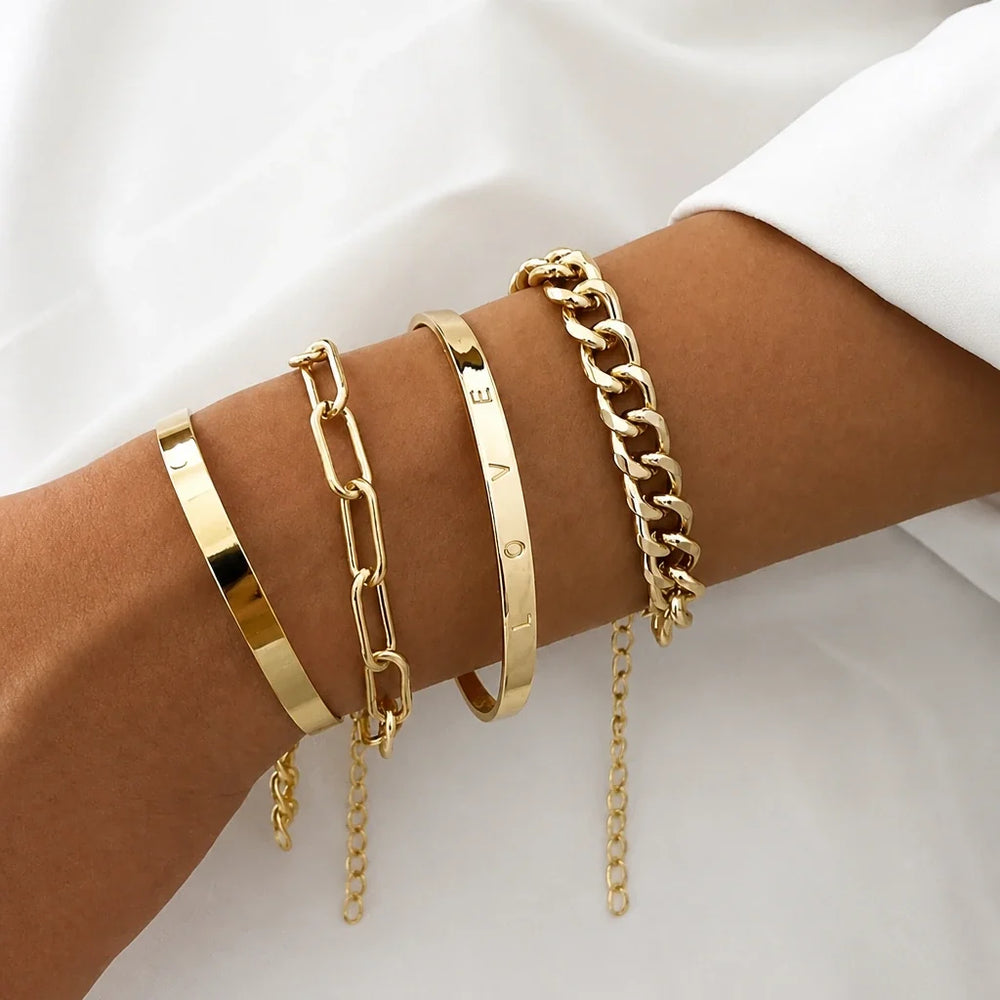 Elan Mercer White Gold Bracelet Set — image 2