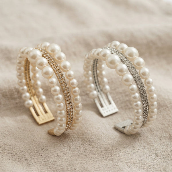 Baroque Pearl Cascade Bracelet — image 1